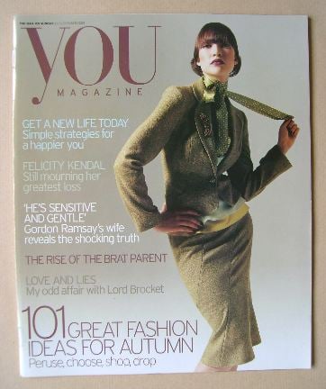 You magazine - Fashion Ideas For Autumn cover (26 September 2004)