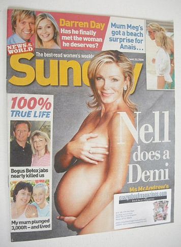 Sunday magazine - 20 August 2006 - Nell McAndrew cover