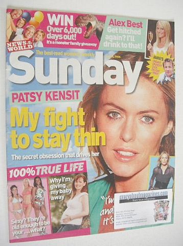 Sunday magazine - 16 July 2006 - Patsy Kensit cover