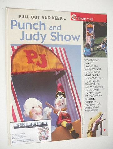 Punch and Judy Show to make (designed by Alan Dart)