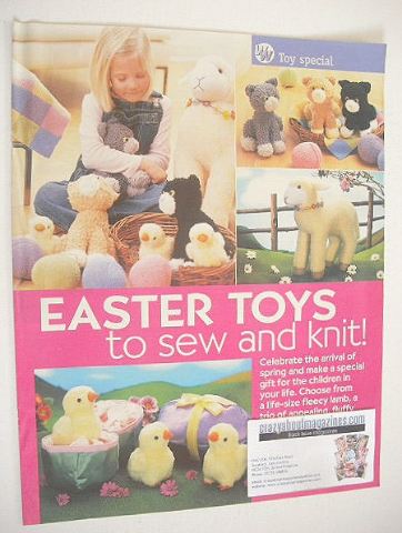 Easter Toys to sew and knit (designed by Alan Dart)