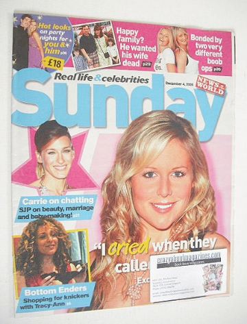 Sunday magazine - 4 December 2005 - Abi Titmuss cover