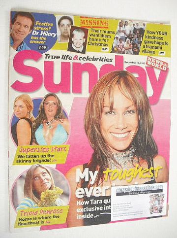 Sunday magazine - 18 December 2005 - Tara Palmer-Tomkinson cover