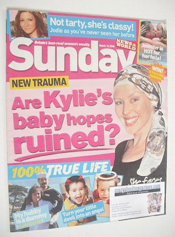 Sunday magazine - 12 March 2006 - Kylie Minogue cover
