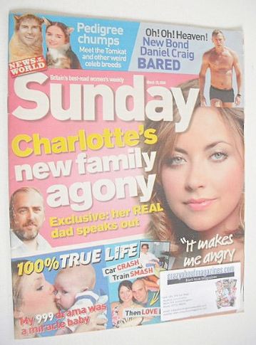 Sunday magazine - 19 March 2006 - Charlotte Church cover