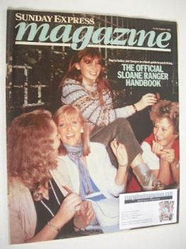 Sunday Express magazine - 10 October 1982 - Sloane Rangers cover