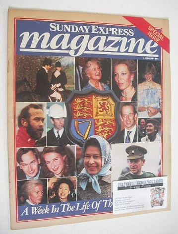 Sunday Express magazine - 6 February 1983 - The Royal Family cover