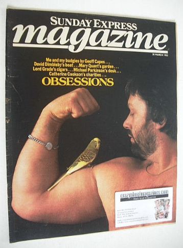 <!--1983-03-20-->Sunday Express magazine - 20 March 1983 - Geoff Capes cove