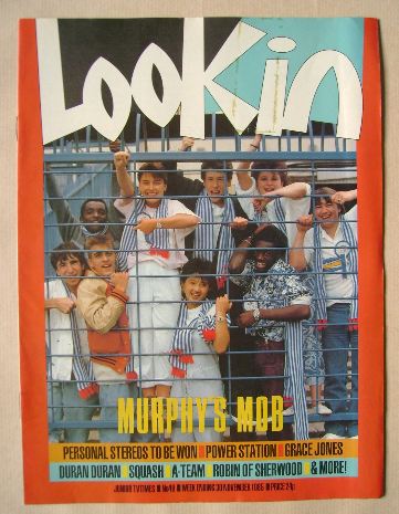 Look In magazine - Murphy's Mob cover (30 November 1985)