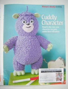 Humf Cuddly Character toy knitting pattern