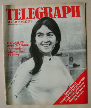 The Sunday Telegraph magazine - Ann Chapman cover (16 October 1983)