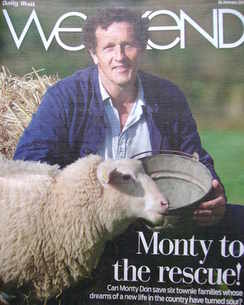 Weekend magazine - Monty Don cover (16 January 2010)