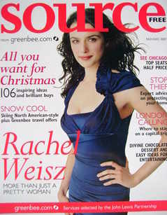 Source magazine - Rachel Weisz cover (November/December 2007)