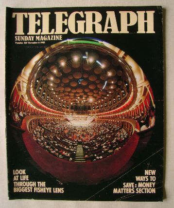 The Sunday Telegraph magazine - Fisheye Lens cover (6 November 1983)