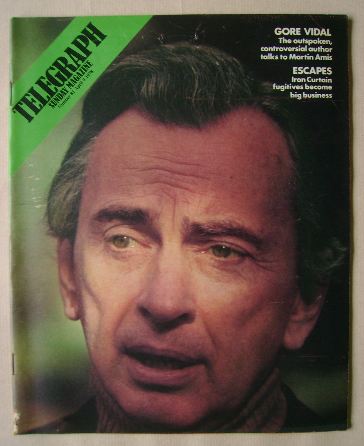 <!--1978-04-09-->The Sunday Telegraph magazine - Gore Vidal cover (9 April 