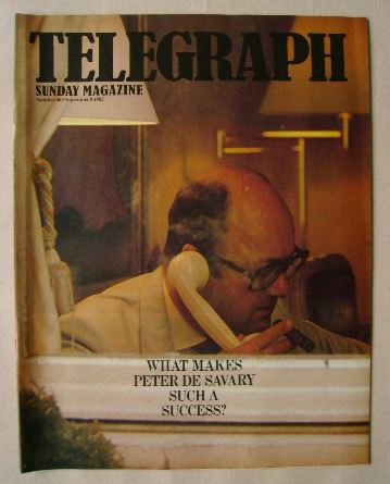 The Sunday Telegraph magazine - Peter de Savary cover (8 September 1985)