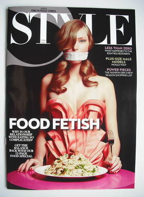 Style magazine - Food Fetish cover (27 June 2010)