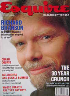 Esquire magazine - Richard Branson cover (May 1993)