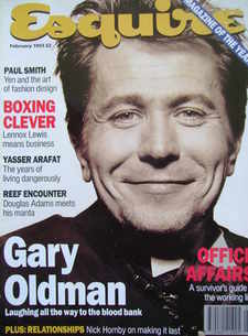 Esquire magazine - Gary Oldman cover (February 1993)