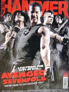 <!--2005-12-->Metal Hammer magazine - Avenged Sevenfold cover (December 200
