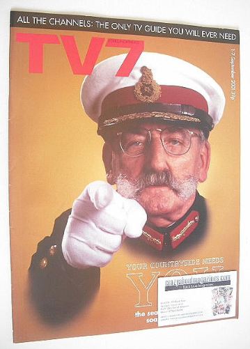 <!--2001-09-01-->TV7 magazine - 1-7 September 2001 - Stan Richards cover