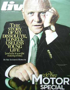 Live magazine - Sir Anthony Hopkins cover (14 February 2010)