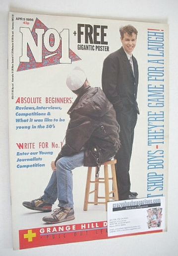 No 1 Magazine - Pet Shop Boys cover (5 April 1986)