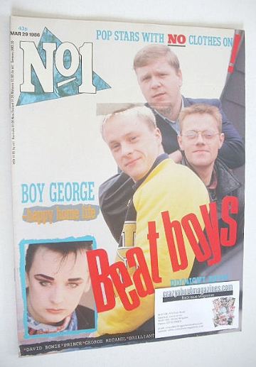 No 1 Magazine - Bronski Beat cover (29 March 1986)