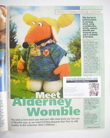 The Wombles Alderney toy knitting pattern (designed by Alan Dart)