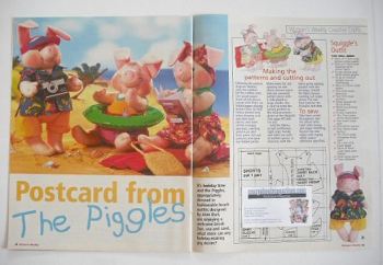 The Piggles beach outfits to sew (designed by Alan Dart)