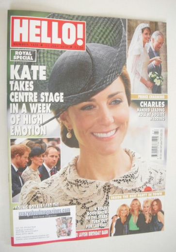 Hello! magazine - The Duchess of Cambridge cover (11 July 2016 - Issue 1438)
