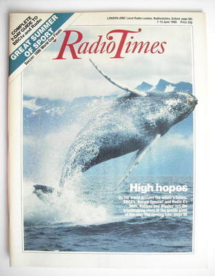 Radio Times magazine - High Hopes cover (7-13 June 1986)
