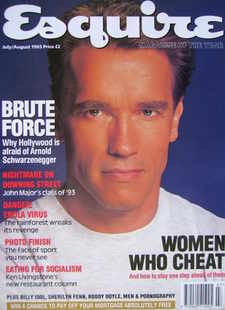 Esquire magazine - Arnold Schwarzenegger cover (July/August 1993)