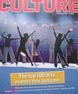 Culture magazine - The Top 100 Arts Events This Autumn cover (16 August 2009)
