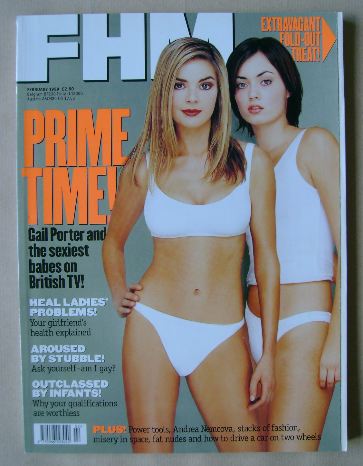 <!--1999-02-->FHM magazine - Gail Porter and Wendy Glenn cover (February 19
