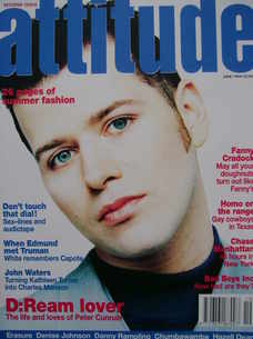 Attitude magazine - Peter Cunnah cover (June 1994)