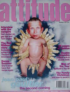 <!--1994-12-->Attitude magazine - Jean-Paul Gaultier cover (December 1994)