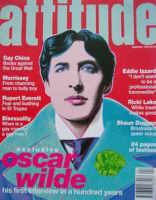 <!--1995-02-->Attitude magazine - Oscar Wilde cover (February 1995)
