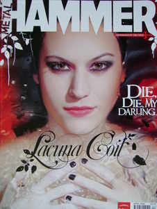 Metal Hammer magazine - Lacuna Coil cover (April 2006)