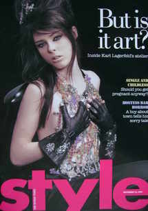 <!--2007-12-16-->Style magazine - Coco Rocha cover (16 December 2007)