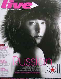 Live magazine - Maria Sharapova cover (1 July 2007)
