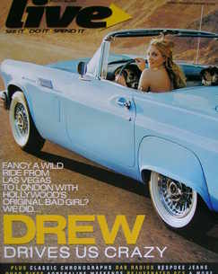 Live magazine - Drew Barrymore cover (11 February 2007)