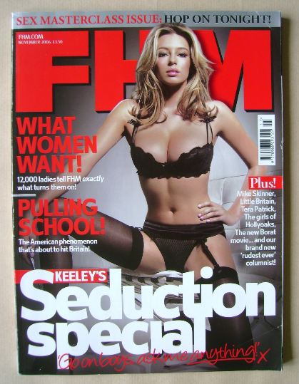 FHM magazine - Keeley Hazell cover (November 2006)
