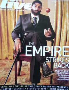 Live magazine - Monty Panesar cover (19 November 2006)