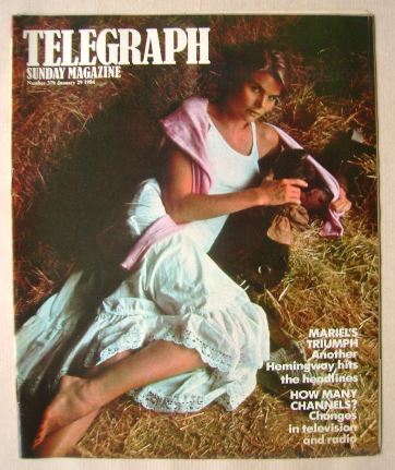 The Sunday Telegraph magazine - Mariel Hemingway cover (29 January 1984)