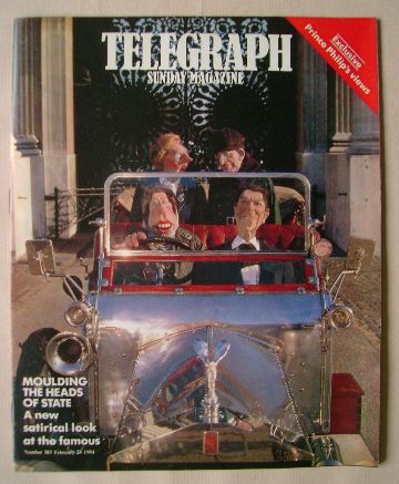 The Sunday Telegraph magazine - Spitting Image cover (26 February 1984)