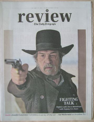 The Daily Telegraph Review newspaper supplement - 15 November 2014 - Tommy Lee Jones cover