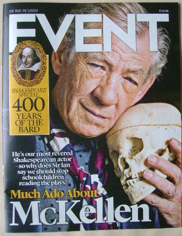 <!--2016-04-17-->Event magazine - Sir Ian McKellen cover (17 April 2016)