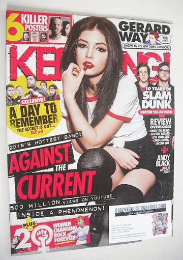 <!--2016-05-21-->Kerrang magazine - Against The Current cover (21 May 2016 