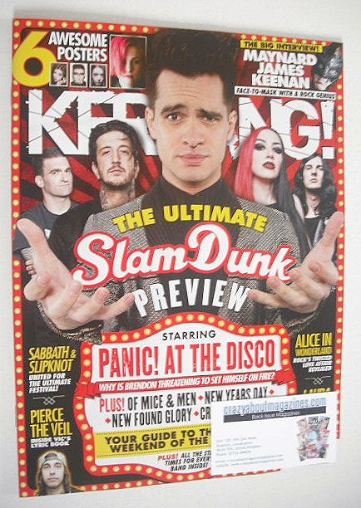 Kerrang magazine - Slam Dunk Preview cover (28 May 2016 - Issue 1621)
